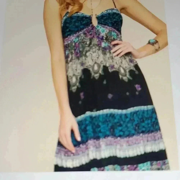 FREE PEOPLE GIVE A LITTLE MAXI DRESS - Picture 4 of 5